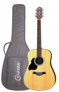 Акустическая гитара CRAFTER LITE-D SP / N-LH (леворукая) с чехлом
